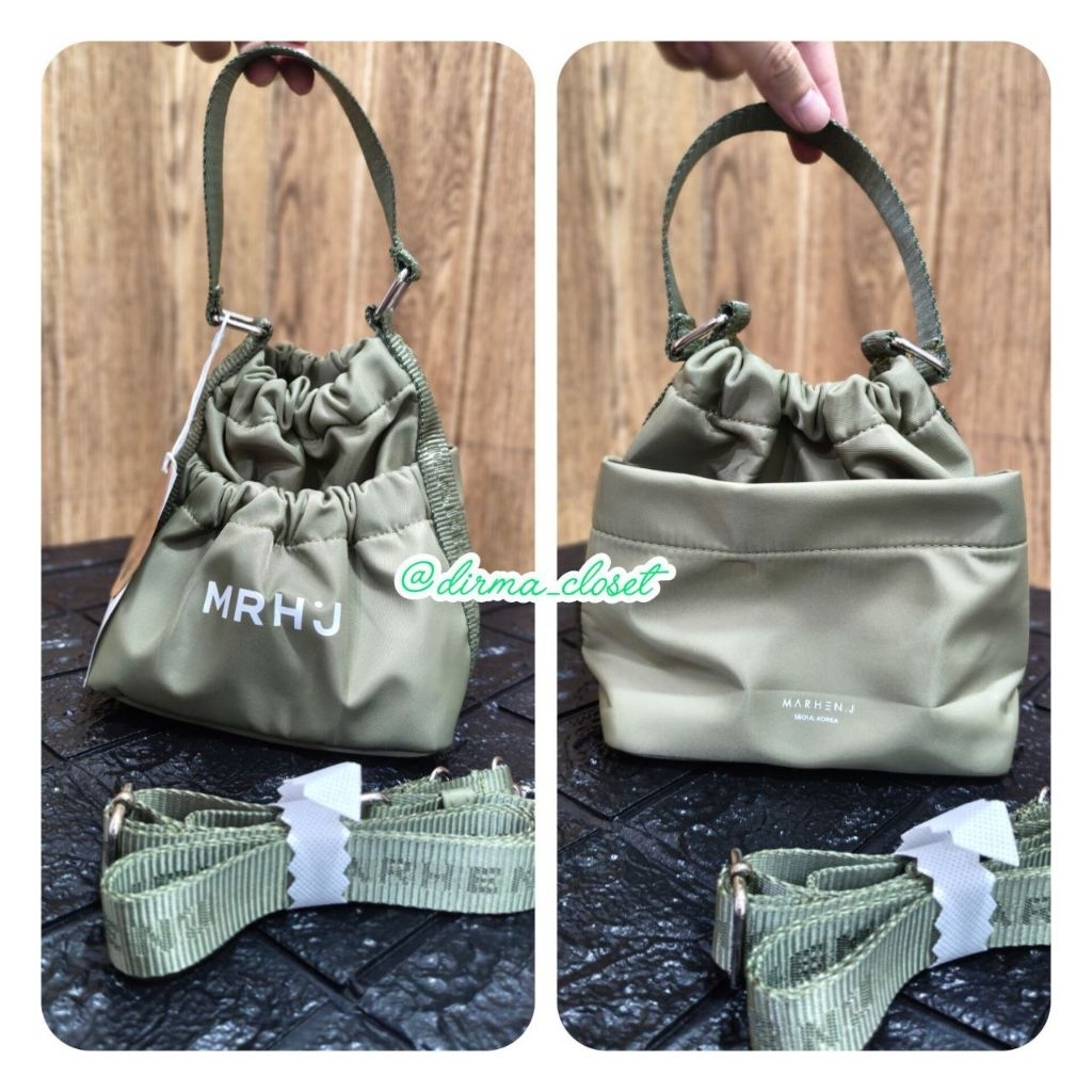 NEW - Original Marhen.J Pony Bag "Sage" / Tas Serut Marhen.J Sage