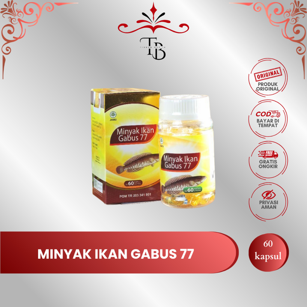 KAPSUL MINYAK IKAN GABUS 77 ALBUMIN BPOM Isi 60 – Sari Ikan Kutuk Herbal