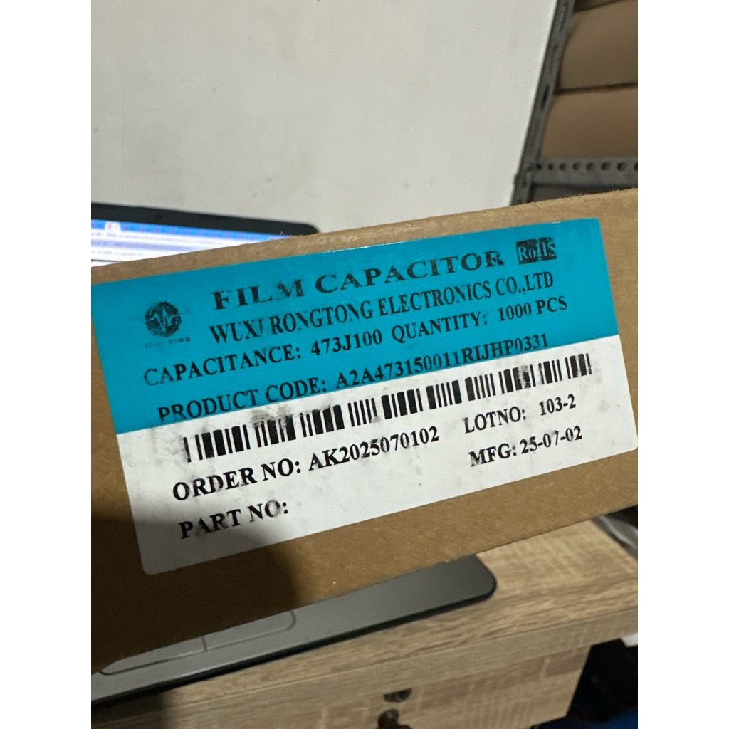 Capasitor mkm 473J100 473 kulalitas original