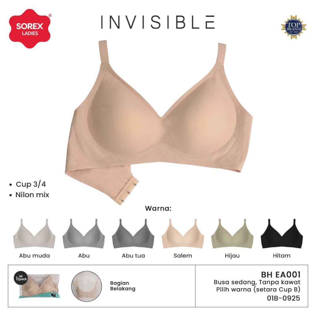 [A]SOREX BRA INVISIBLE EA001