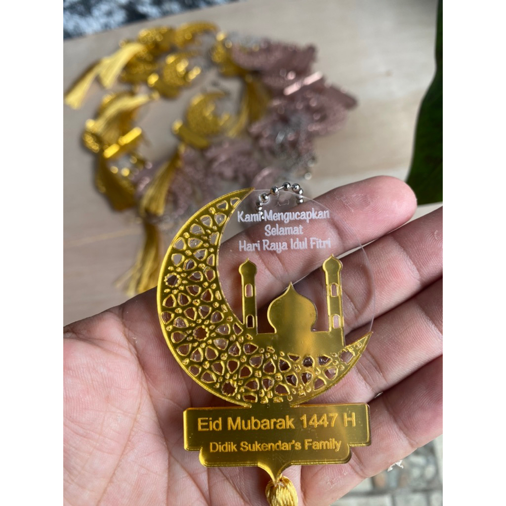 Hang Tag Idul Fitri Custom
