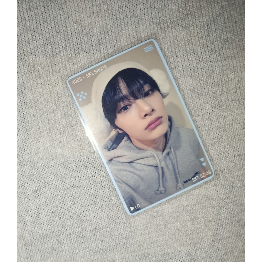 Photocard Jeongin skz sauna