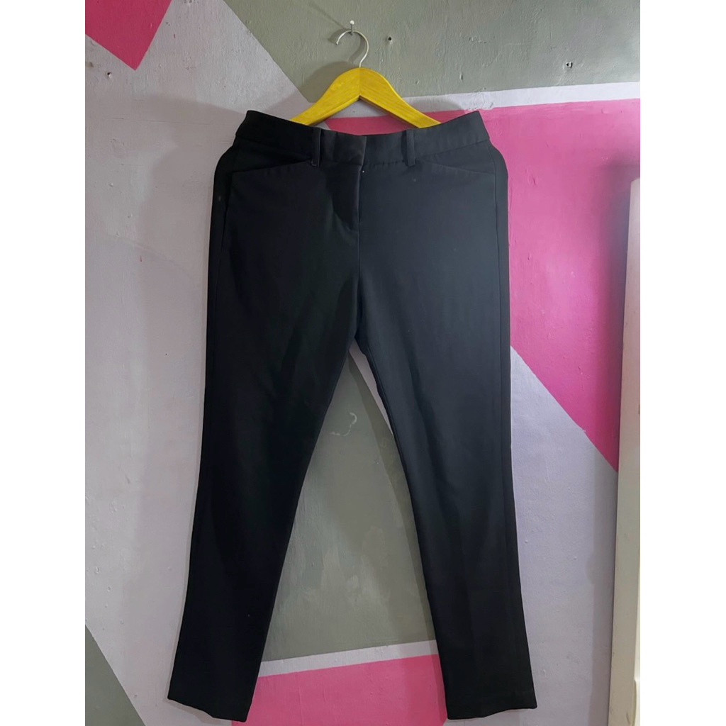 [preloved pribadi] Celana Bahan Hitam Kerja from The Executive Size 27 / Kulot Mocca from POSHA / Bl