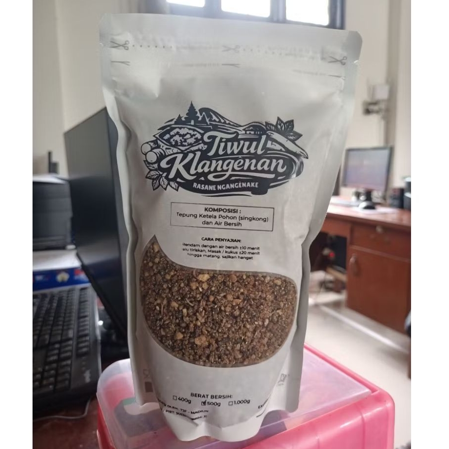 Nasi tiwul instan nasi tiwul kering, tiwul ori madiun 500gr