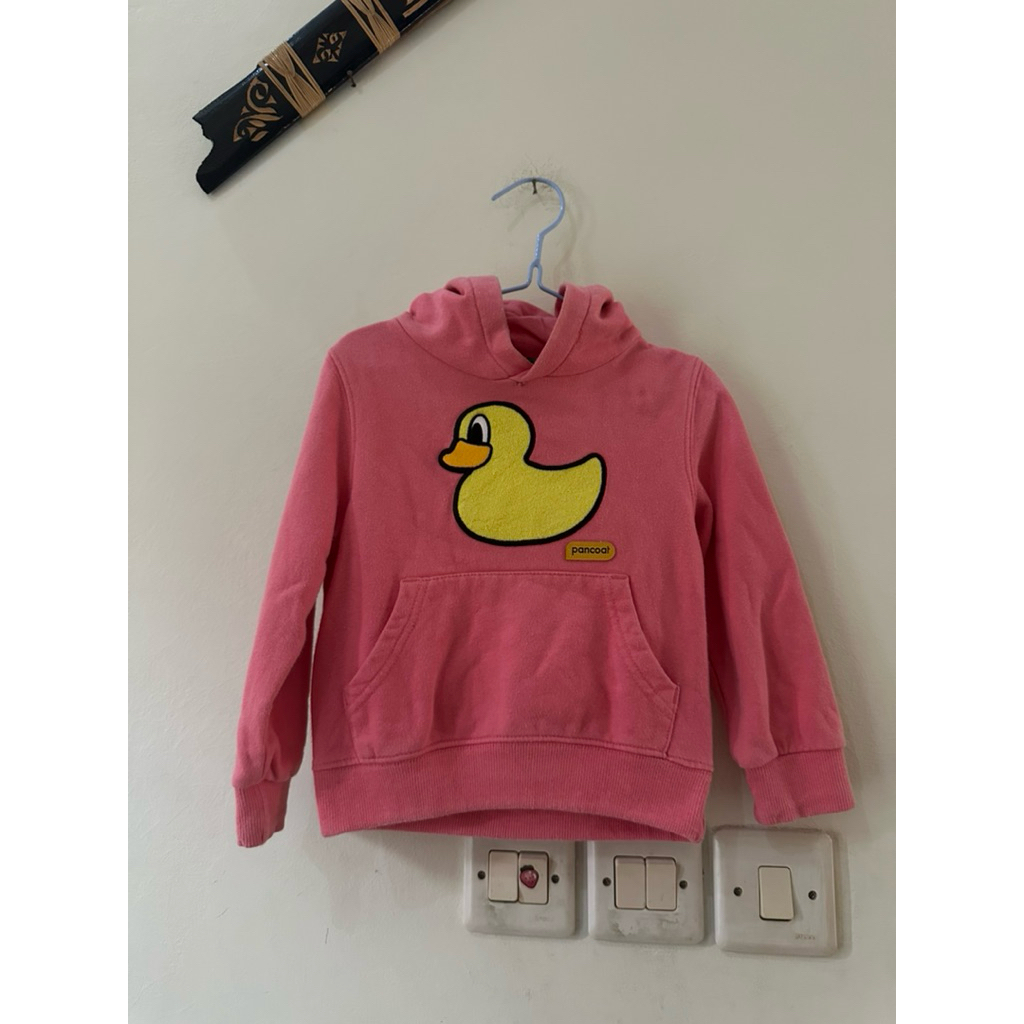 Pancoat anak hoodie bebek