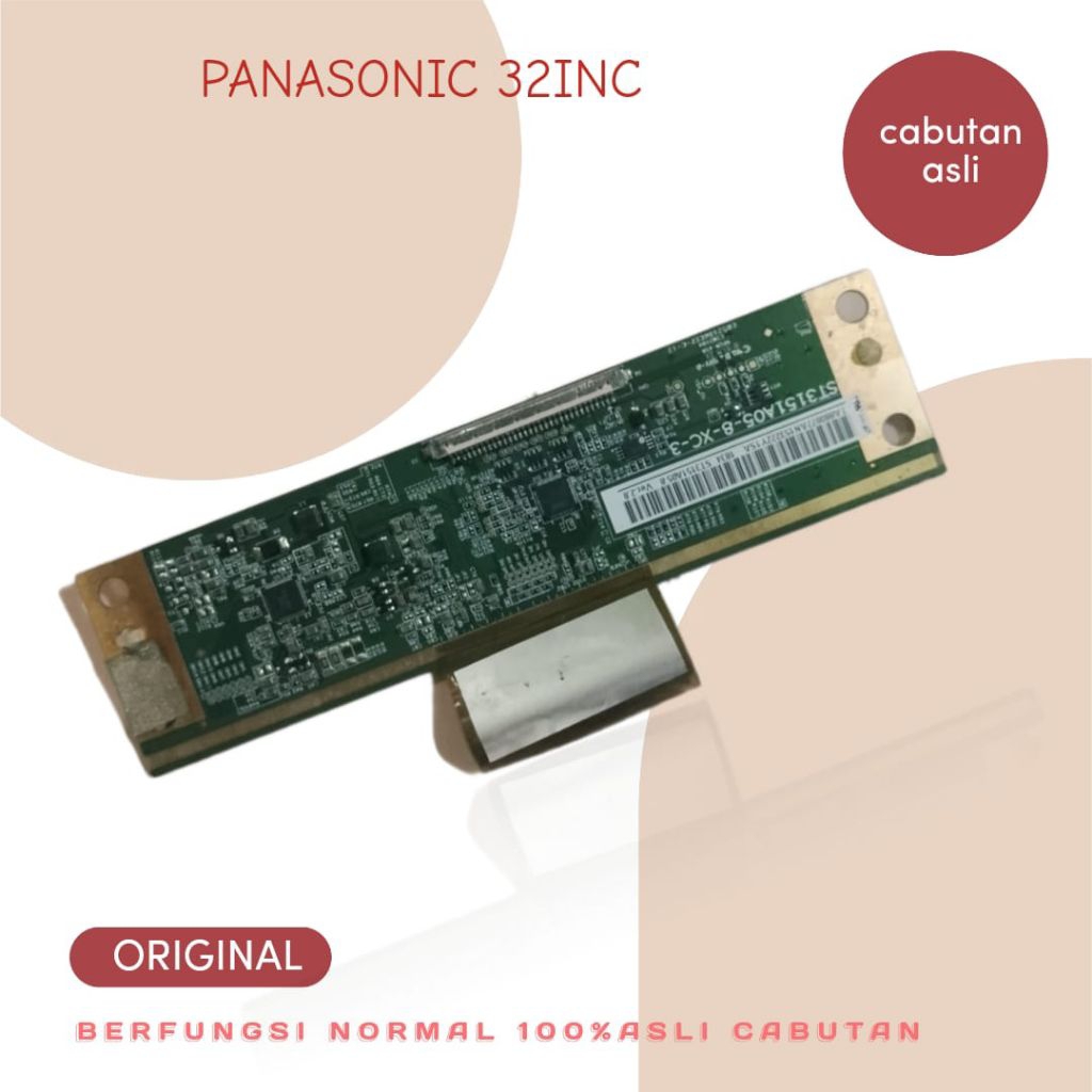 TCON TV PANASONIC 32INC ORIGINAL CABUTAN