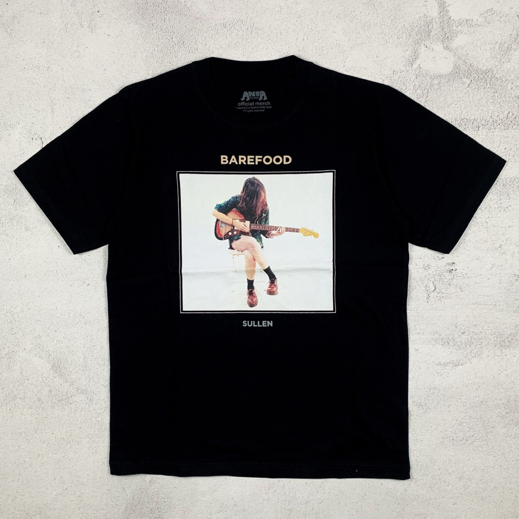 BAREFOOD - SULLEN BLACK | Kaos Band Original Official Merchandise