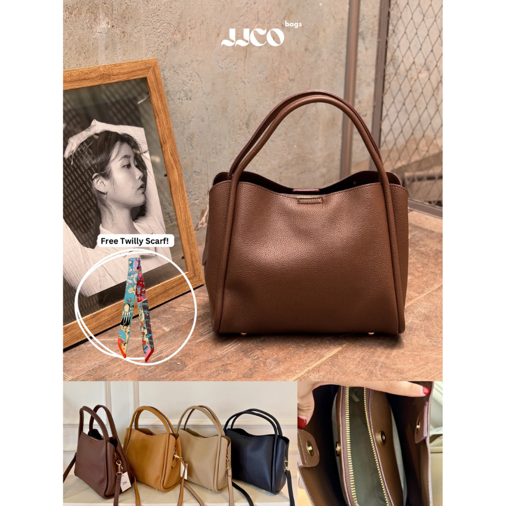 [Free Twilly] Soren Woman Shoulder Tote Bag dengan Sling Bag Kecil Tas Wanita Minimalis & Elegan dar