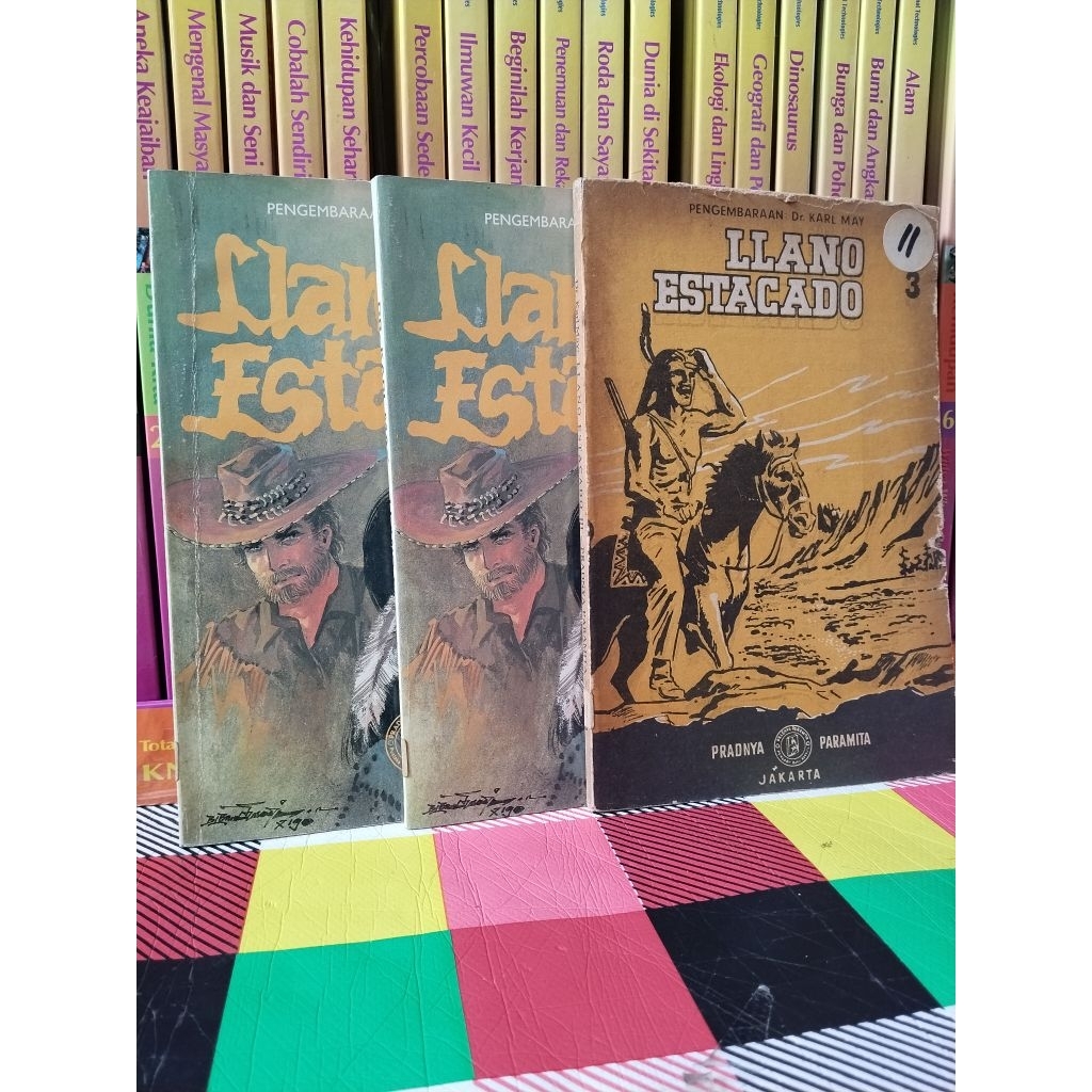 SATU SET PENGEMBARAAN Dr KARL MAY LLANO ESTACADO