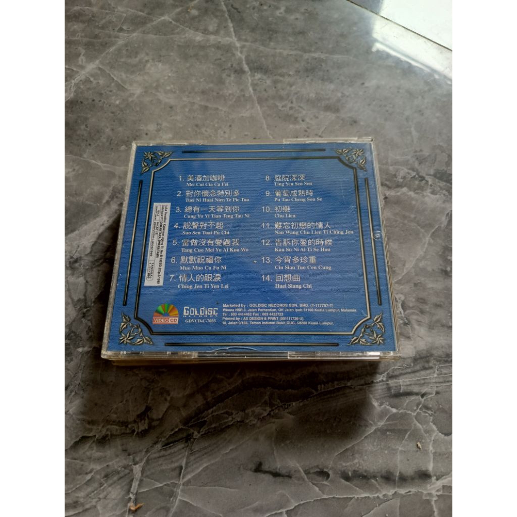 Sweet Memories Cinta yang Kekal Lagu-Lagu Mandarin-CD ORIGINAL-J1