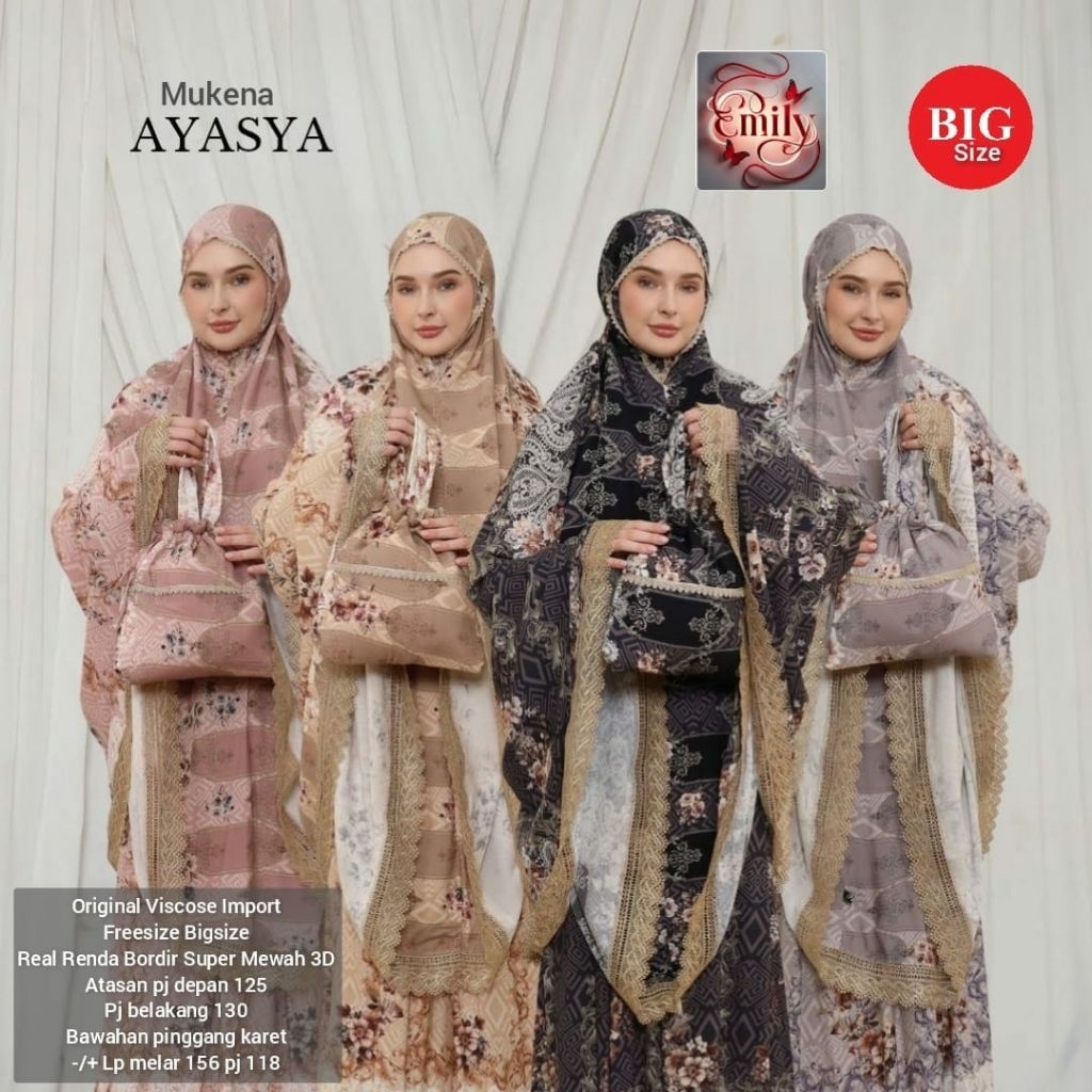 READY MUKENA AYASHA NEW BEST SELLER