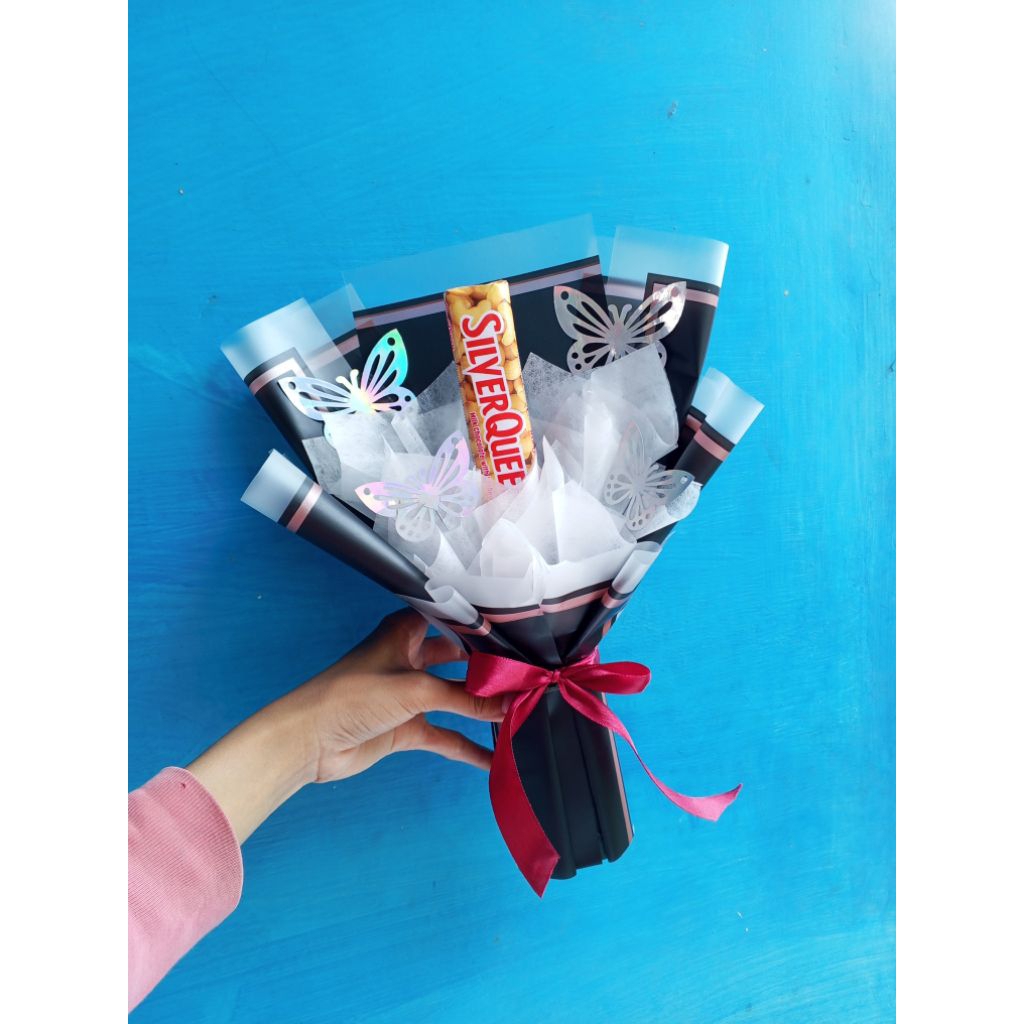 Bucket Coklat Silverqueen bucket valentine