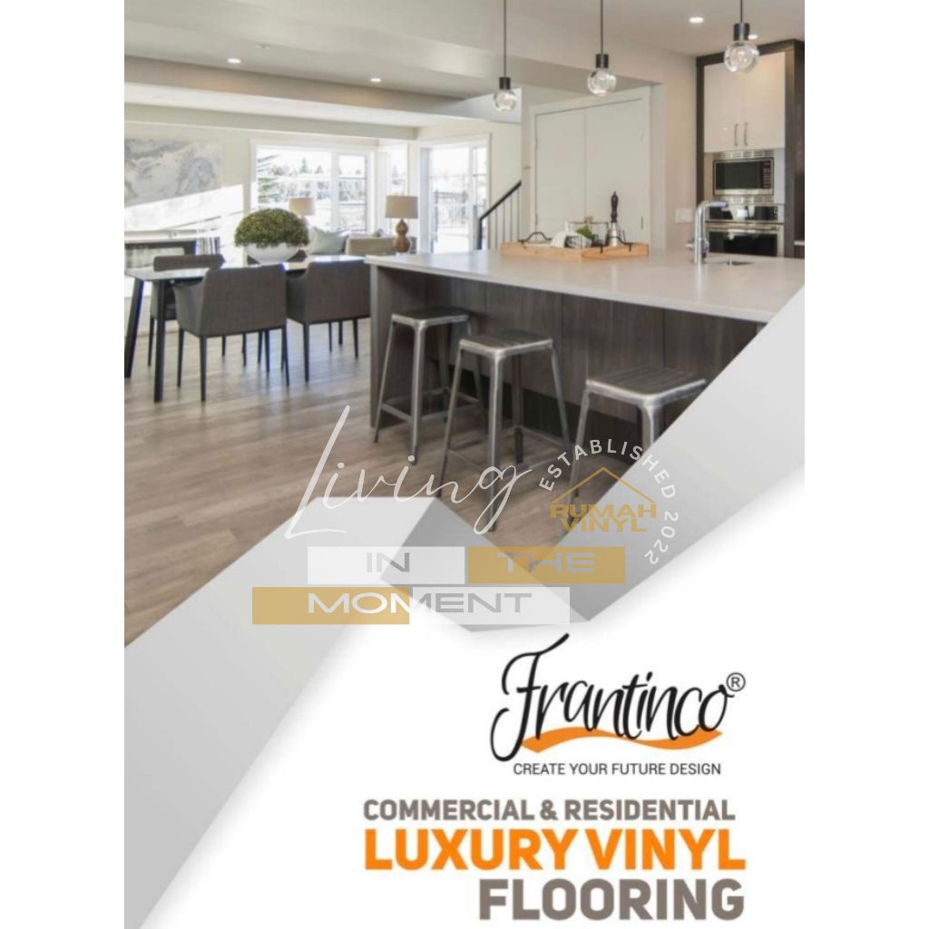 Vinyl Frantincho Tebal 3mm / Lantai Vinyl Stiker Lembaran Motif Kayu