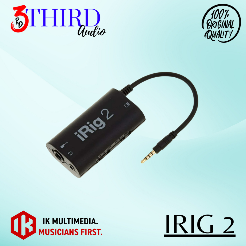 IK Multimedia iRig 2 Guitar Interface Original
