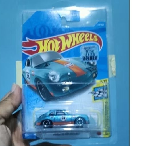 Hotwheels THS STH Treasure Hunt Porsche outlaw gulf Factory Sealed Ban karet Rare
