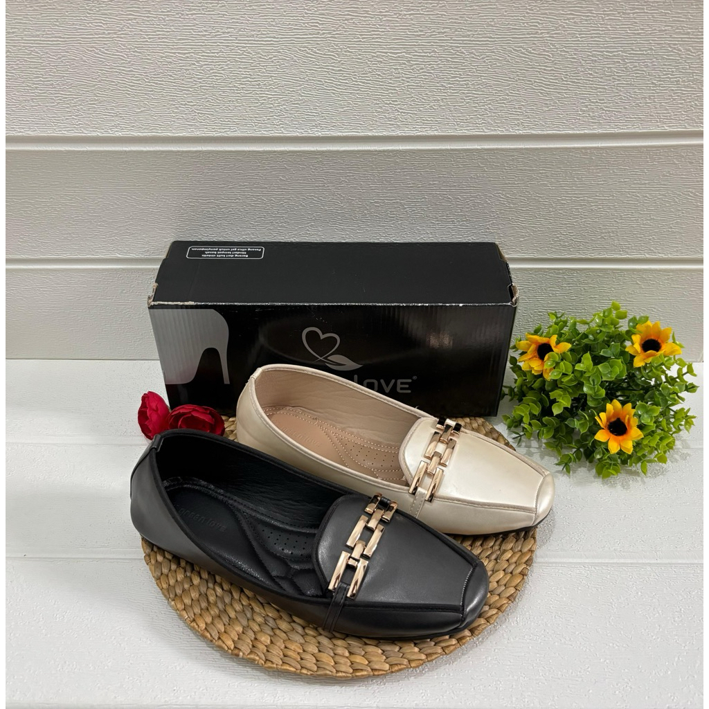 FLATSHOES GREEN LOVE