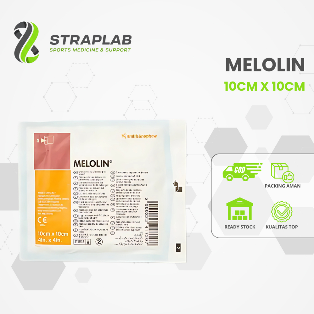 MELOLIN - Perban Melolin 10cm x 10cm