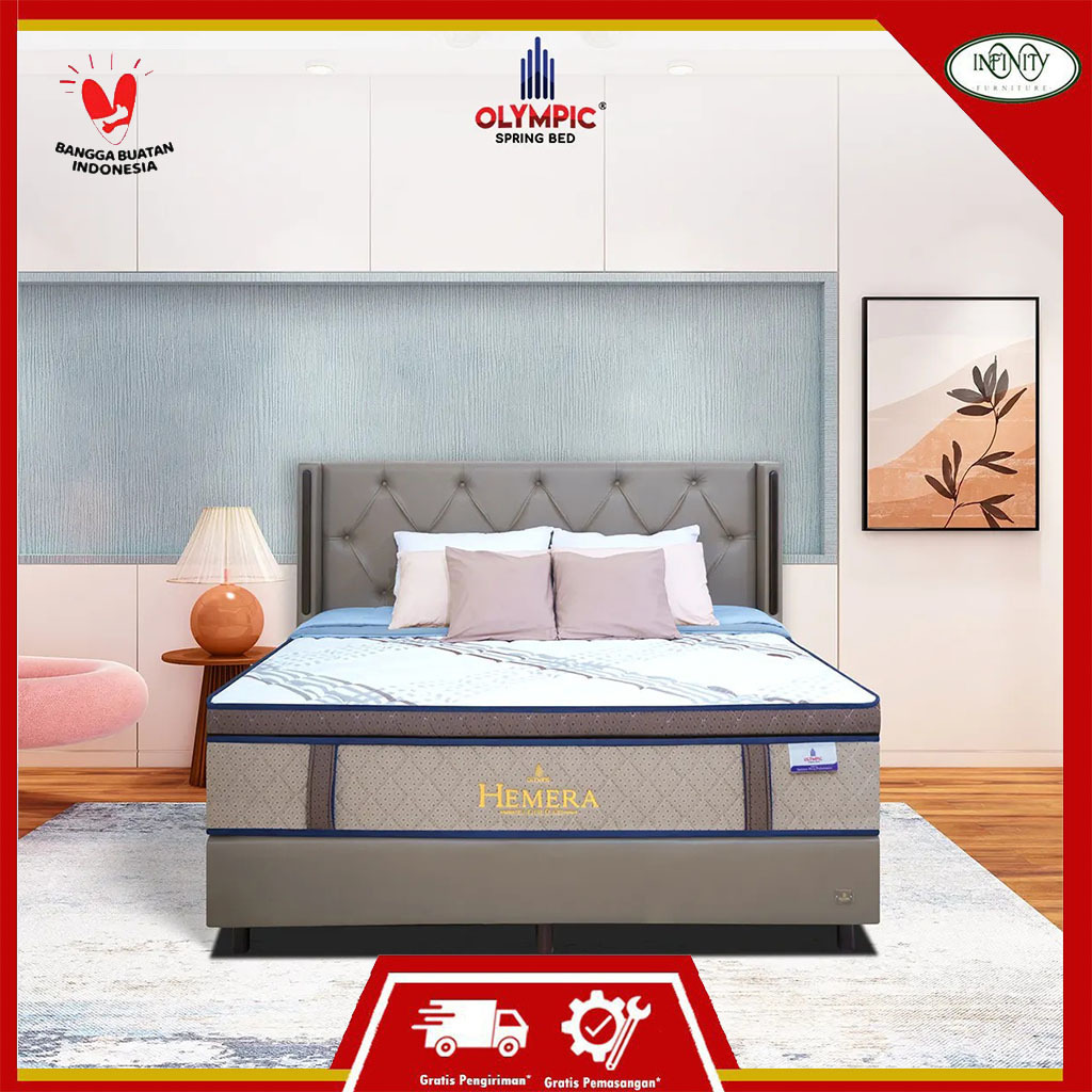 OLYMPIC Kasur Spring Bed Set HEMERA Full Set