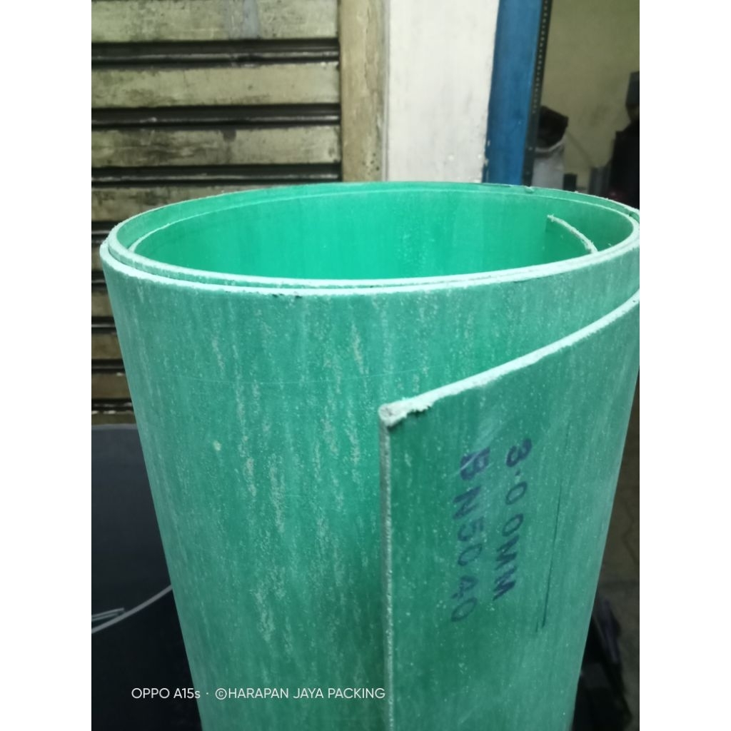 Gasket Packing Non Asbestos hijau 3mm x 1500 x 2000 / Packing Non Asbestos Lembaran