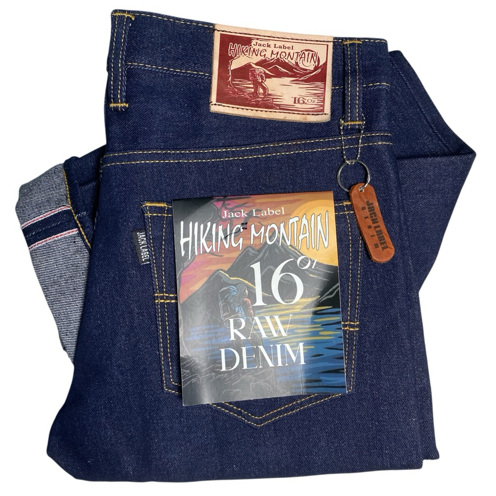 denim selvedge 16 oz  accent slim straigh blue indigo red line