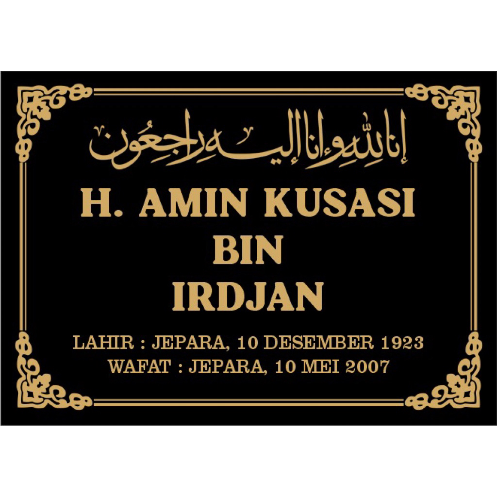 Batu Nisan Marmer Asli