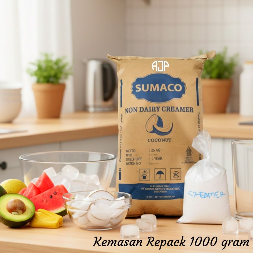 SUMACO Krimer Bubuk Nabati Non Dairy | Kemasan Repack 1000 gram