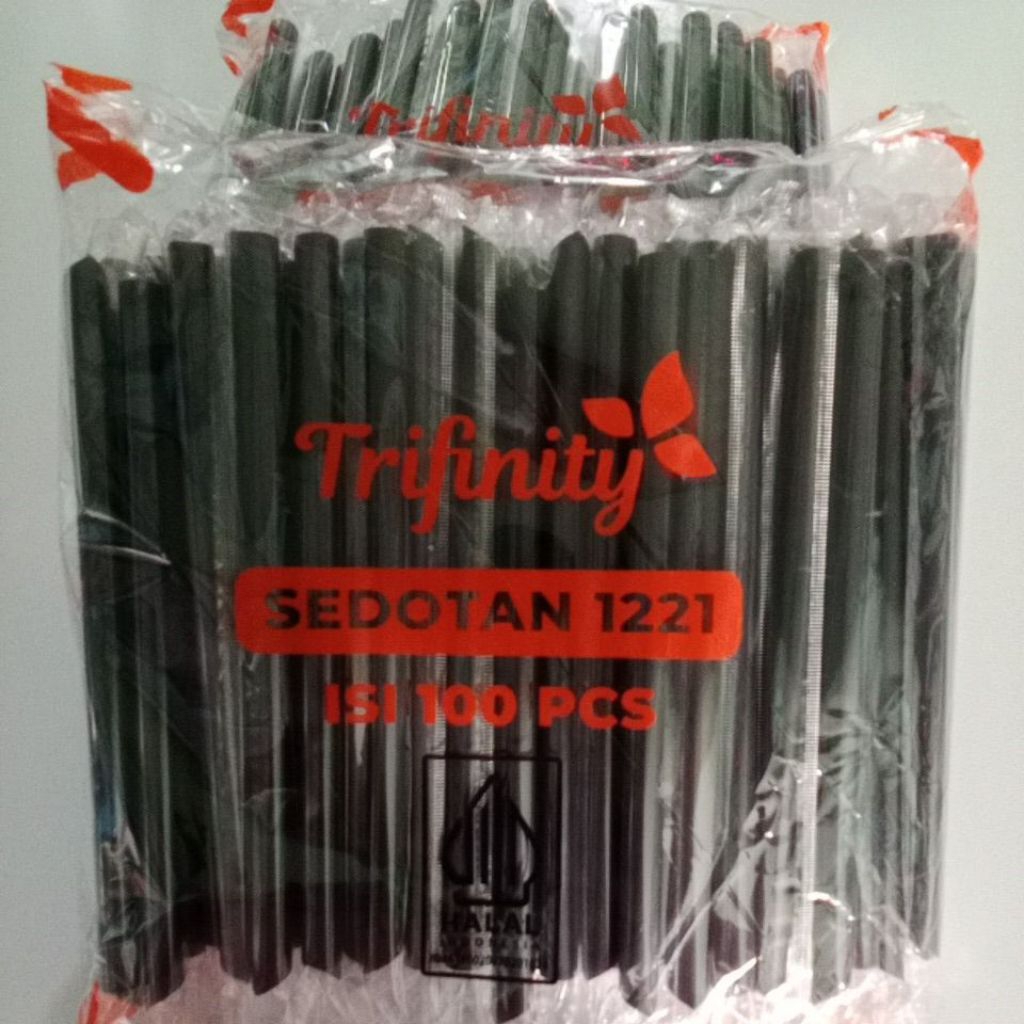 [100 Pcs] Sedotan Plastik Bubble Boba/ Sedotan Besar