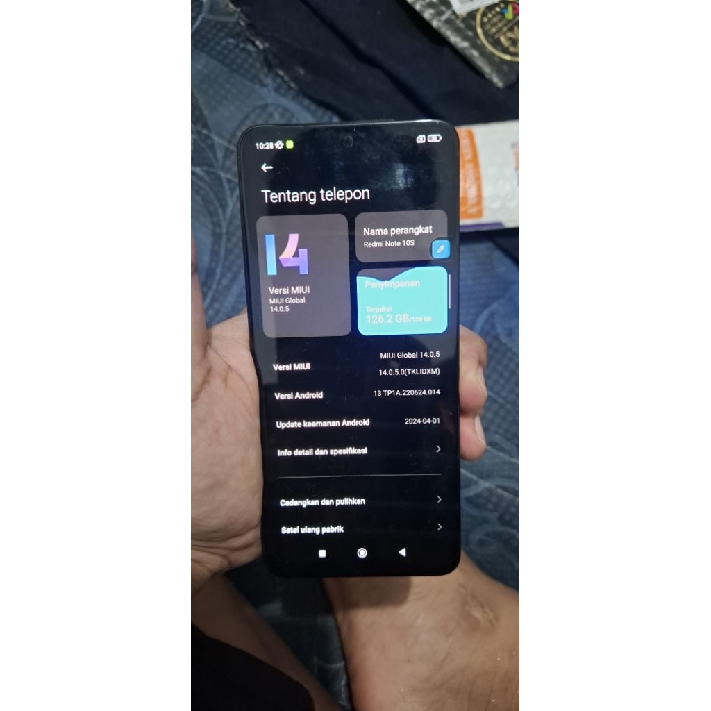 LCD ORI COPOTAN REDMI NOTE 10S MINUS