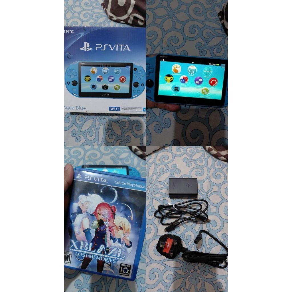 PS VITA SLIM AQUA BLUE ofw