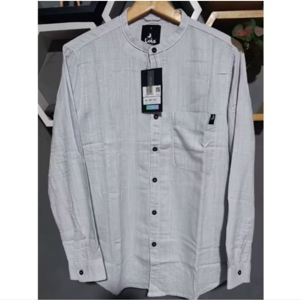 Lois Kemeja koko ORIGINAL PREMIUM DISTRO baju pria warna putih