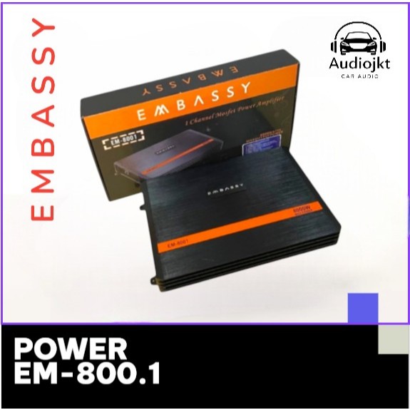 Power Monoblock Embassy EM-800.1 Class D Tenaga Super Badak