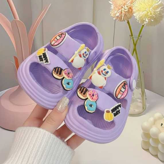 sendal karet anak motif lucu mixue