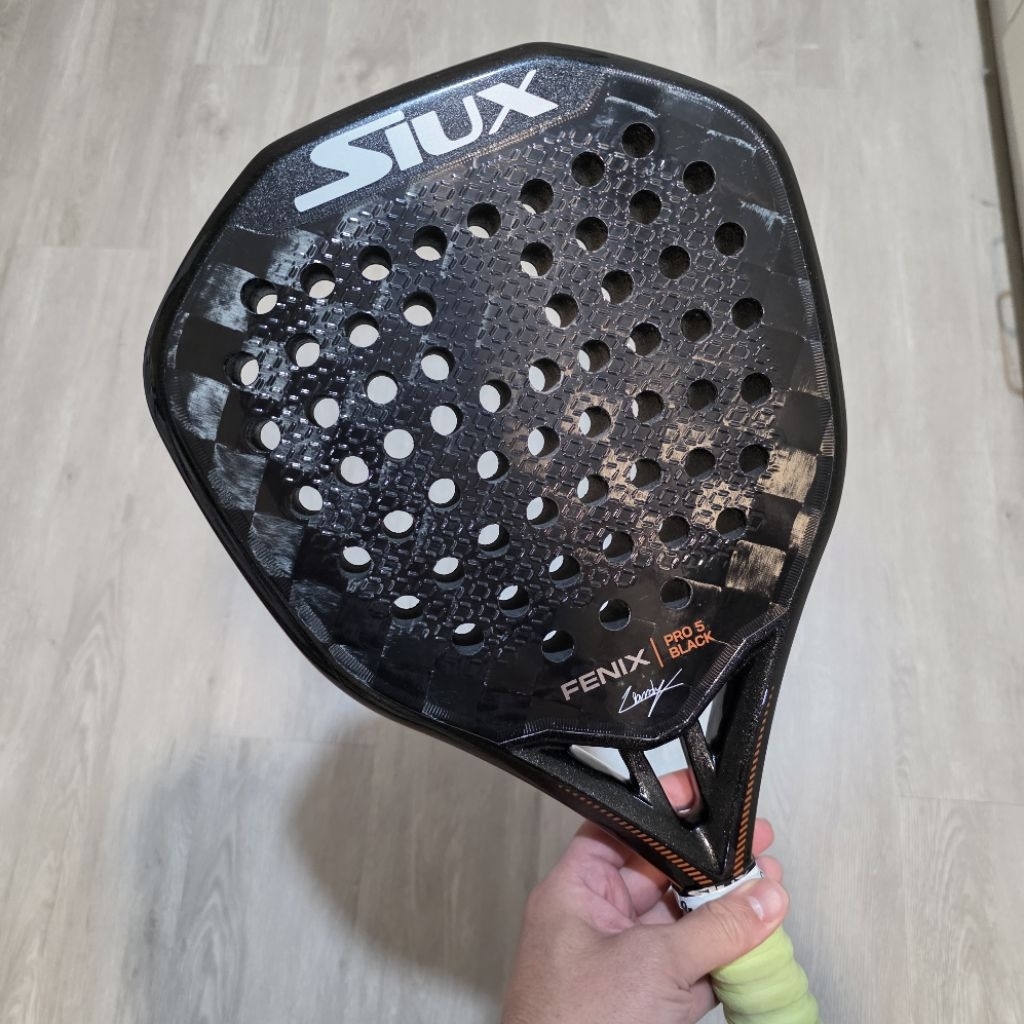 Raket Padel Siux Fenix Pro 5 Black 2025 Second