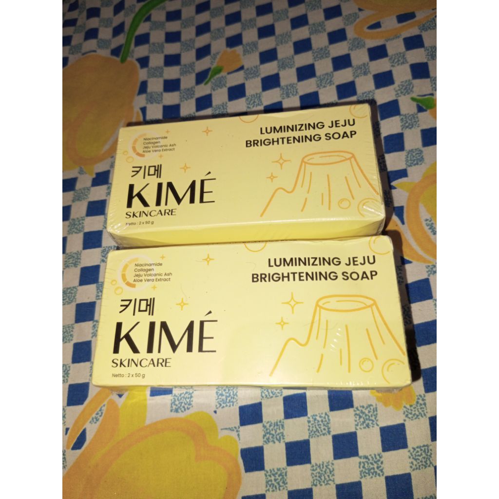 Sabun Pembersih Wajah Kime Skincare - Mencerahkan & Melembabkan Kulit