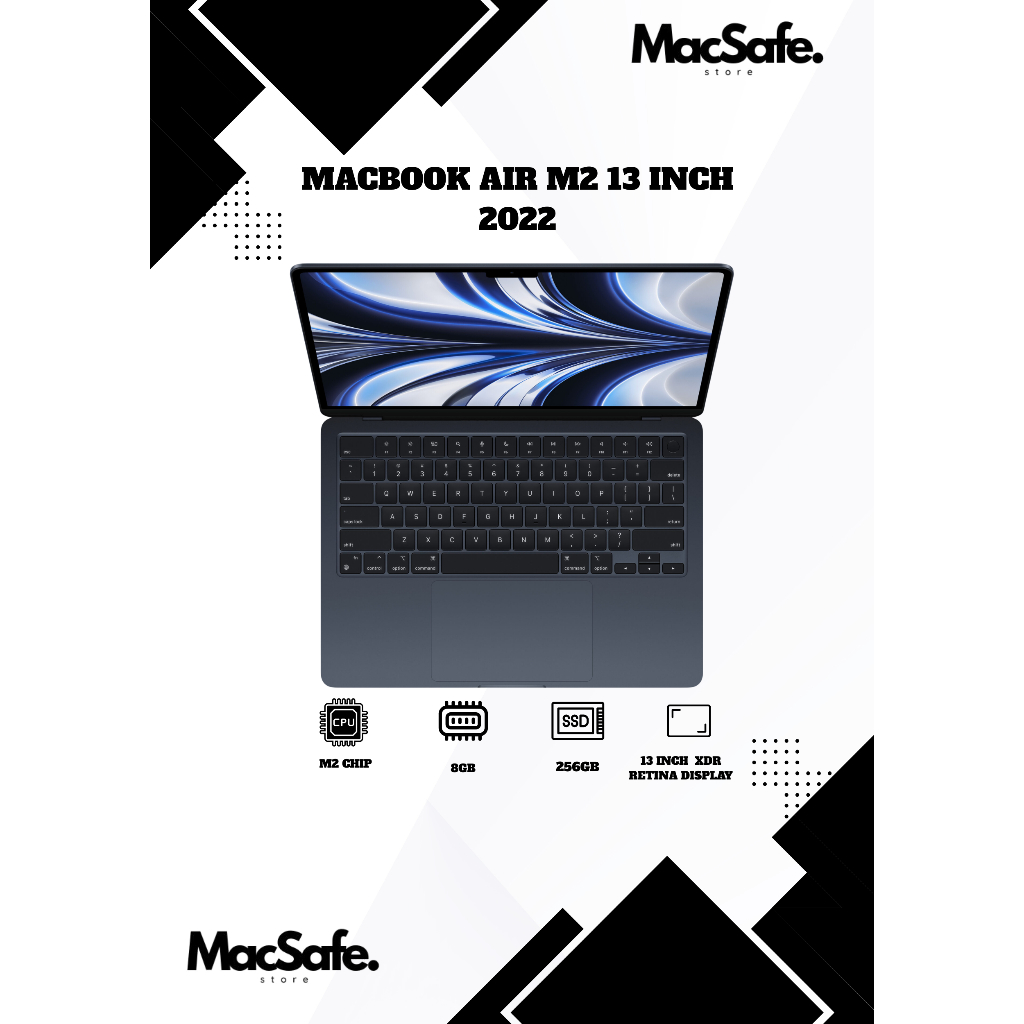PROMO MACBOOK AIR M2 13 INCH 2022 SECOND ORIGINAL