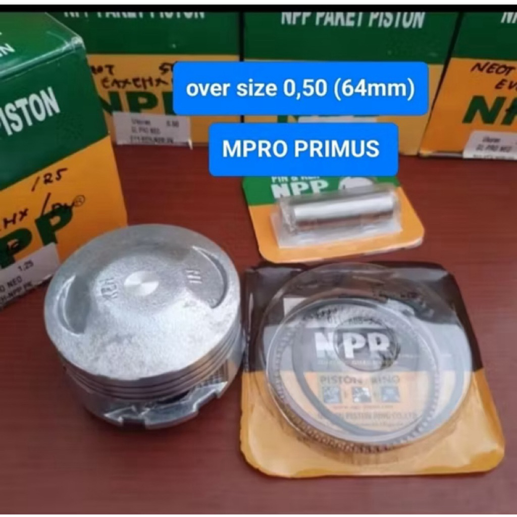 PISTON KIT MEGAPRO PRIMUS OVERSIZE 0,50 NPP