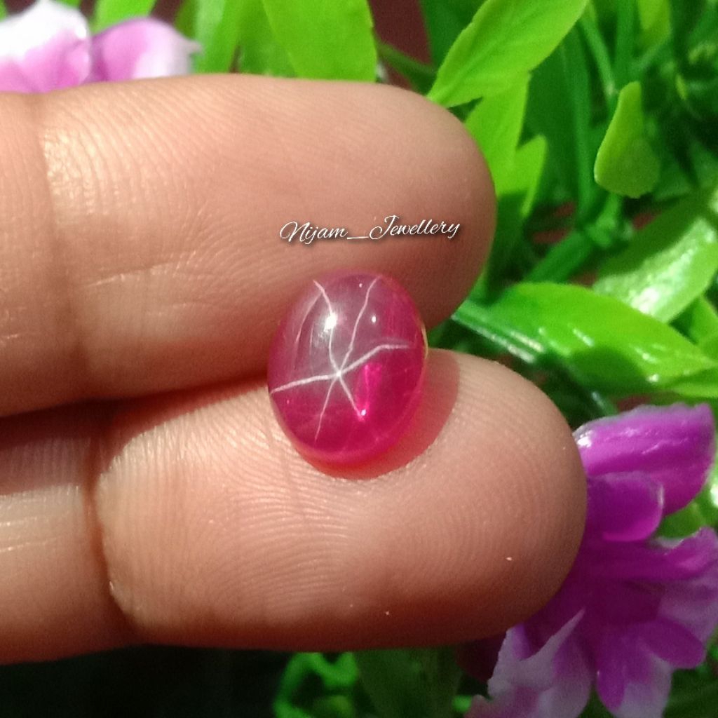 Murah Meriah..Batu Cincin Red American Star Ruby..