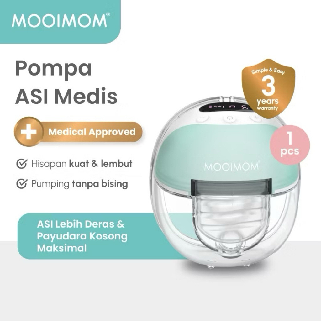 preloved MOOIMOM - M3 Pompa Asi Elektrik / Wireless Handsfree Breast Pump / Pompa ASI Portable / Han