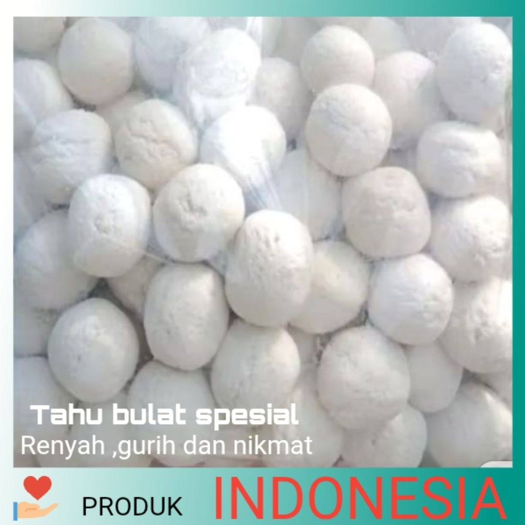 tahu bulat mentah isi 50/sotong tahu bulat nikmat dan mantap/untuk pulau  jawa