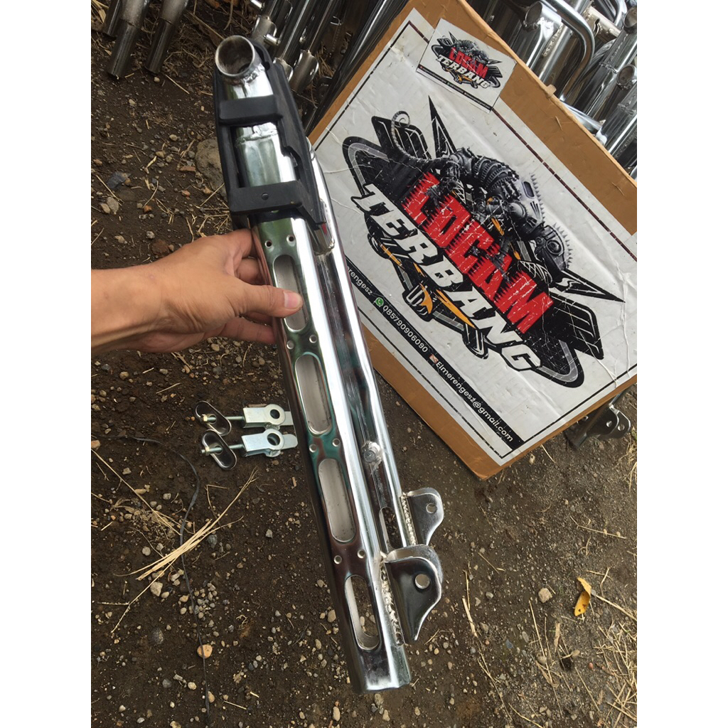 Swing Arm/Arem W175 Racing/coak PNP GL/GLmax/Mp Croum&Set Setelan Arm + karet pelindung Dettail khus