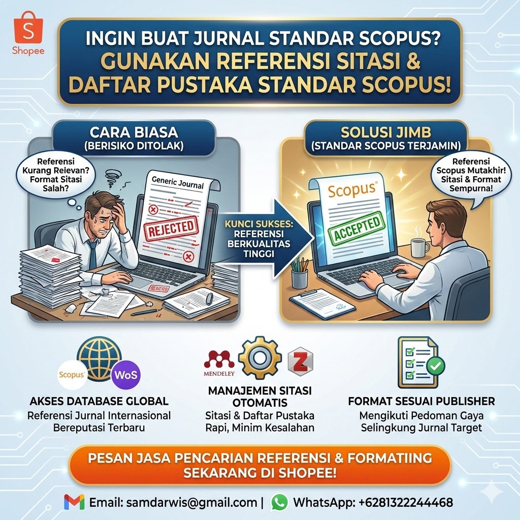 JASA CARI 50 REFERENSI JURNAL SCOPUS INTERNASIONAL (File RIS/CSV) & REVIEW JUDUL PENELITIAN