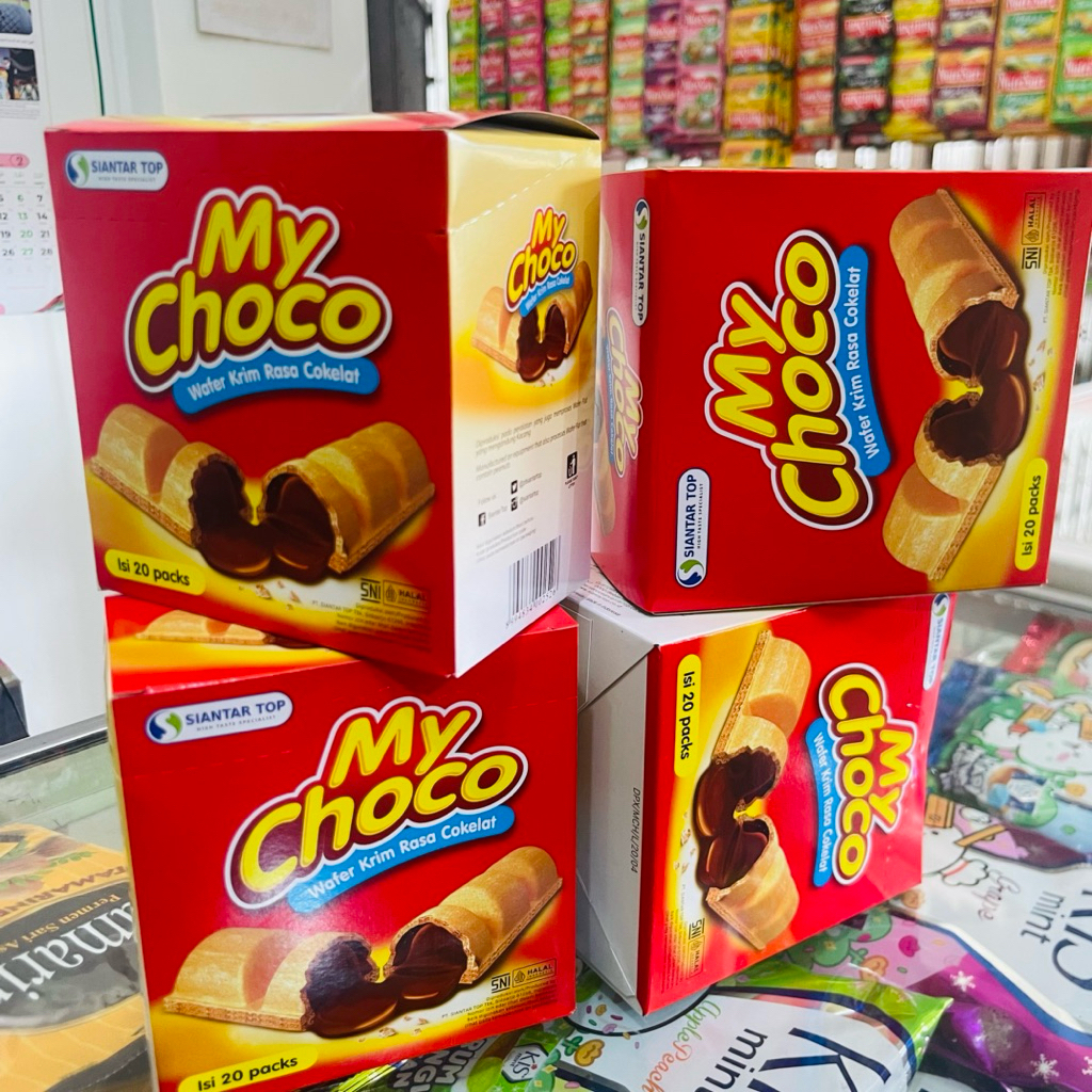 MY CHOCO WAFER KRIM RASA COKELAT SIANTAR TOP