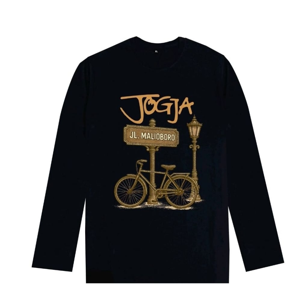 KAOS LENGAN PANJANG TEMA JOGJA