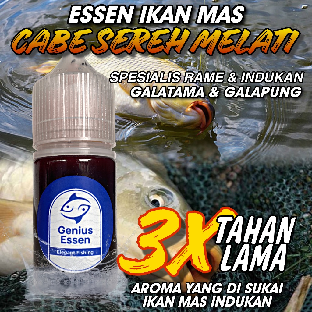Essen Ikan Mas Aroma Cabe Sereh Melati Original Genius Essen