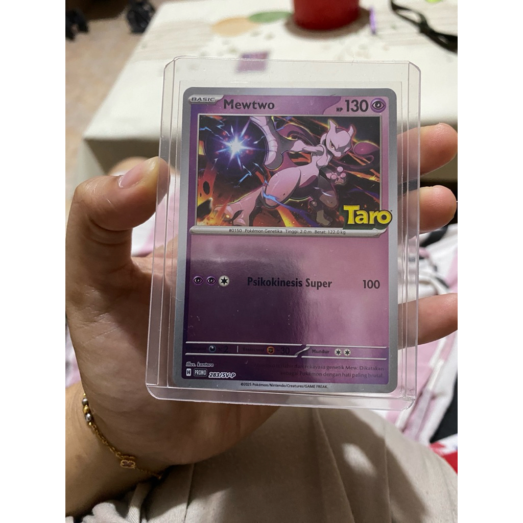 Kartu Pokemon mewtwo Promo x Taro