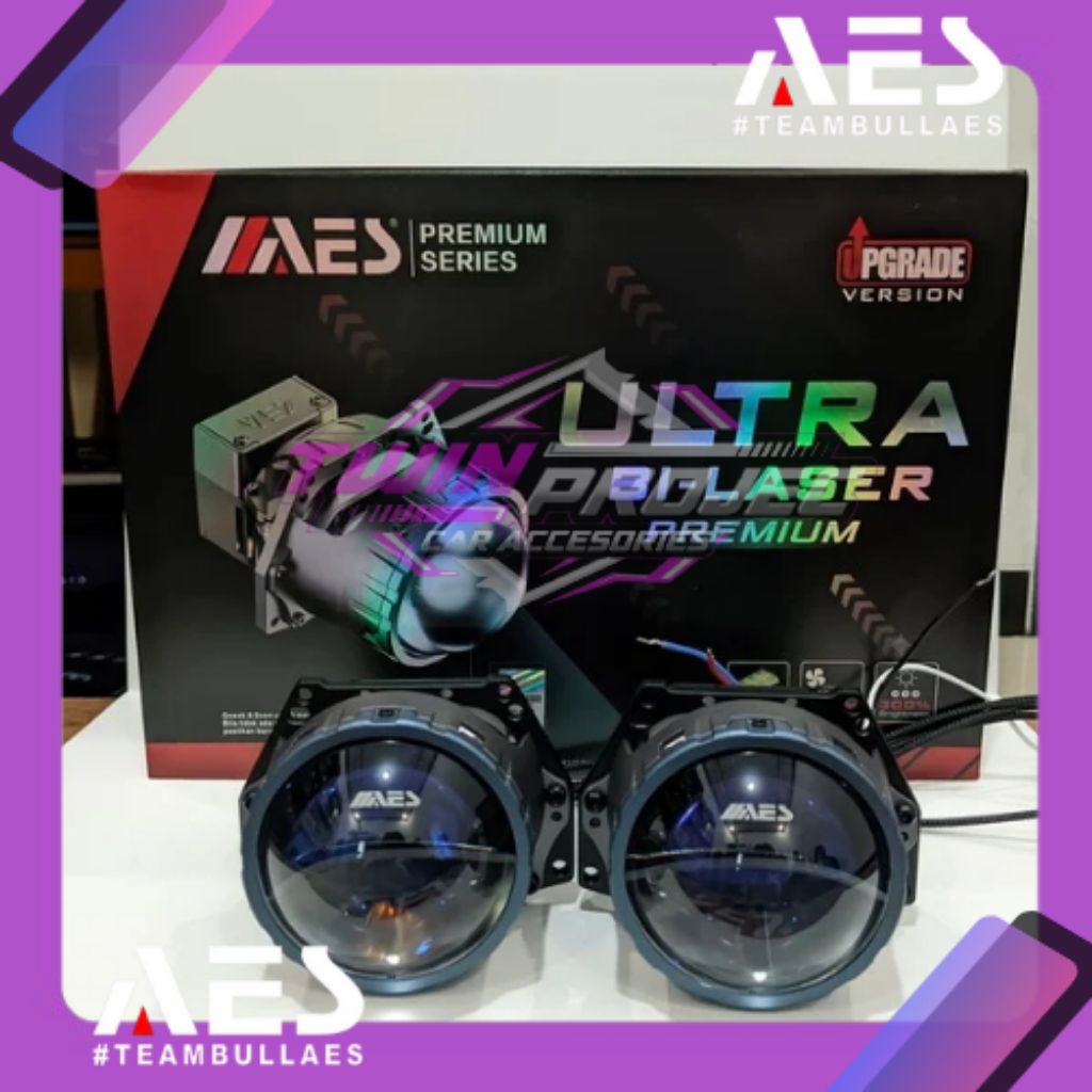 Bilaser Ultra Premium AES Biled Projector Turbo SE Ultra Cooler 3 Inch TIR Technology AES