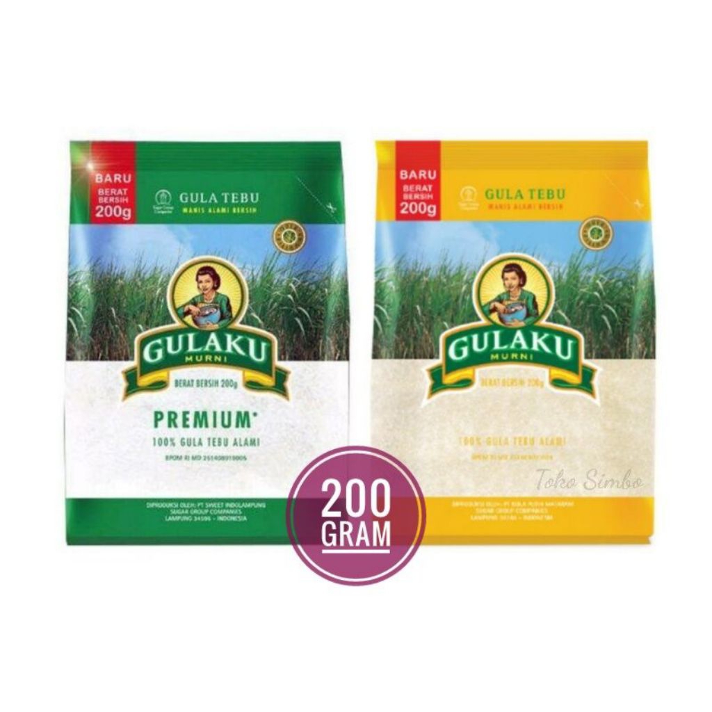 gulaku 200gr 200 gr gula pasir gula bintang 220gr tebu murni premium