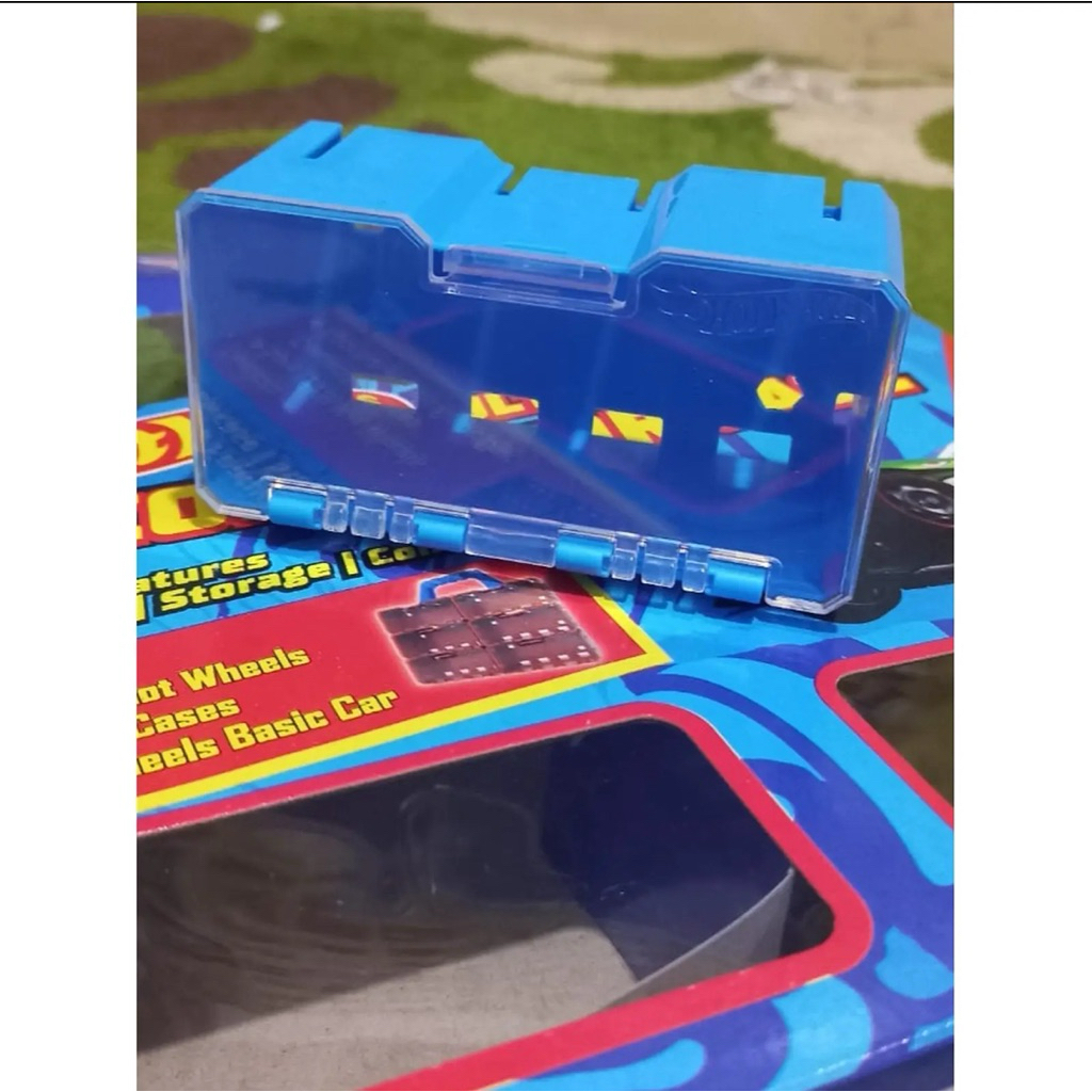 Hot Wheels ( BOX CASE ONLY TANPA HOT WHEELS) Ultimate Collector Carry case 1pcs biru