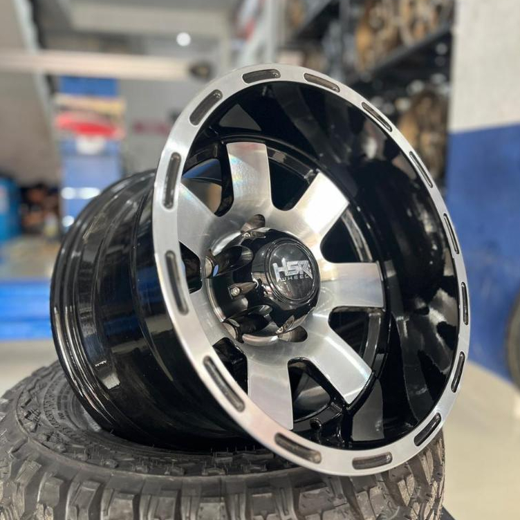 VELG MOBIL OFFROAD R15 HSR TWIIST LEBAR 10 UNTUK FEROZA TAFT ESCUDO JIMNY KATANA JEEP DLL PELEK RING