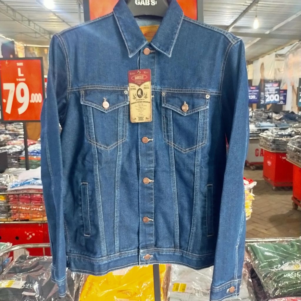 Jacket jeans pria original Gabrielle